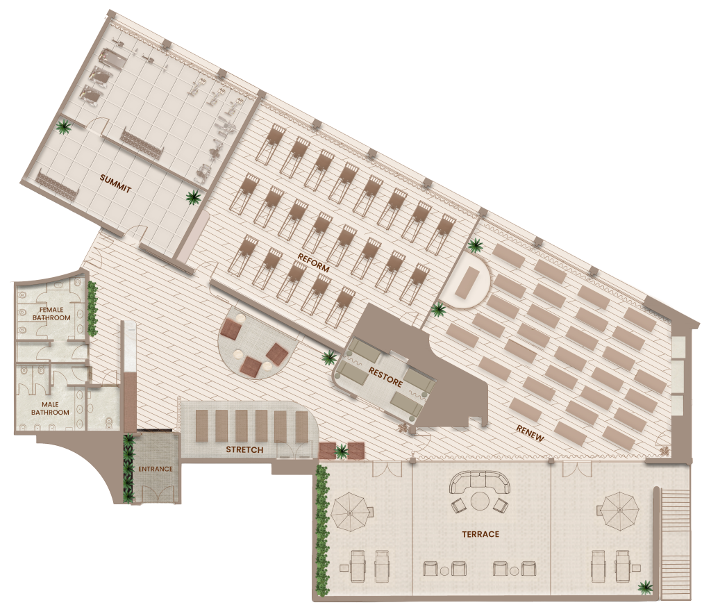 ORRA Movement Studios Floor Plan